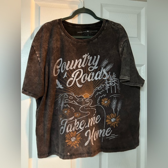 EUC 2X Inspired Culture Country Roads Women’s T-shirt - Picture 1 of 2